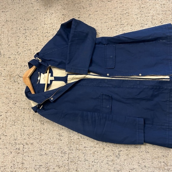 Kate Spade M barn coat in good used condition! Moleskin vibes- great hood! - Picture 2 of 15